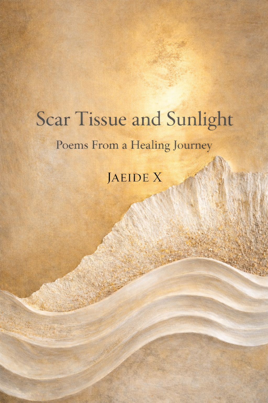 Cover of Scar Tissue and Sunlight: Poems From a Healing Journey by Jaeide X