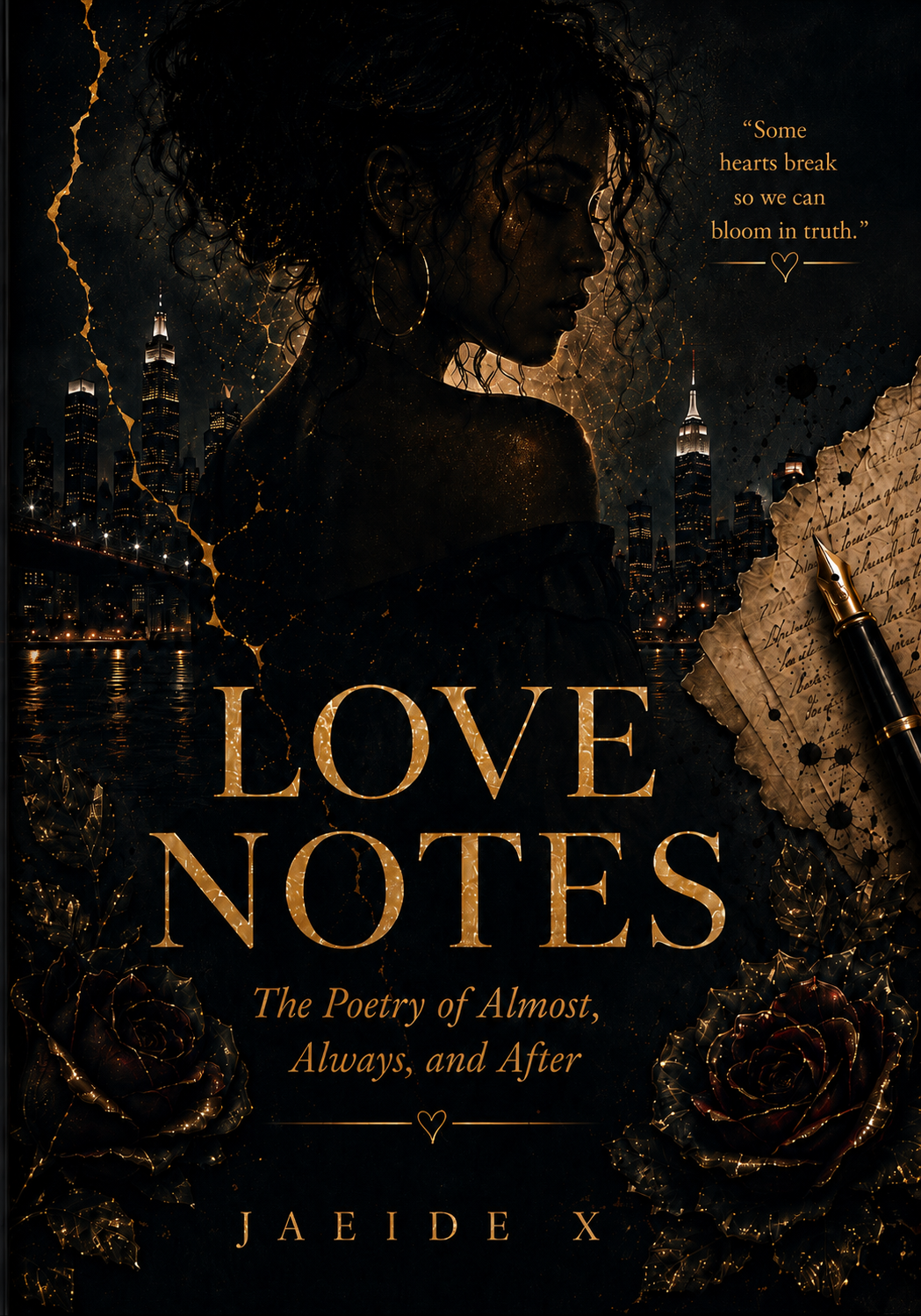 Cover of Love Notes: Poems of Almost, Always, and After by Jaeide X